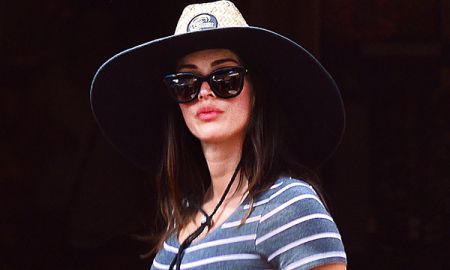 Gravidíssima, Megan Fox e Austin Green passeiam pela <I>Disney</I>, veja fotos!