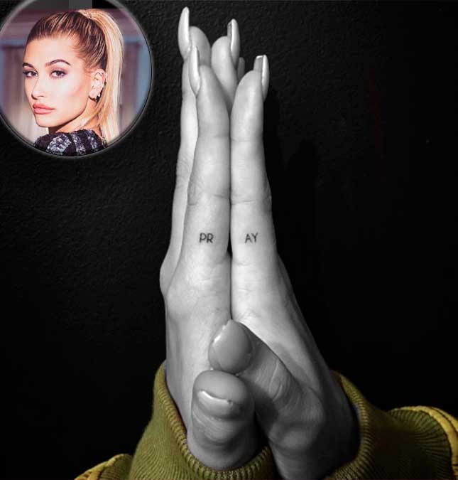 Kendall Jenner cria <i>tattoo</i> personalizada para a melhor amiga Hailey Baldwin, veja o desenho!