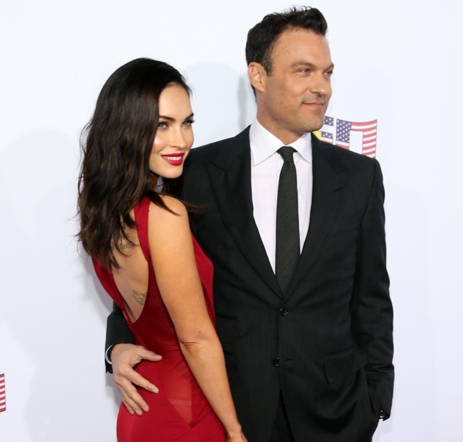 Grávida, Megan Fox volta com Brian Austin Green, diz <i>site</i>