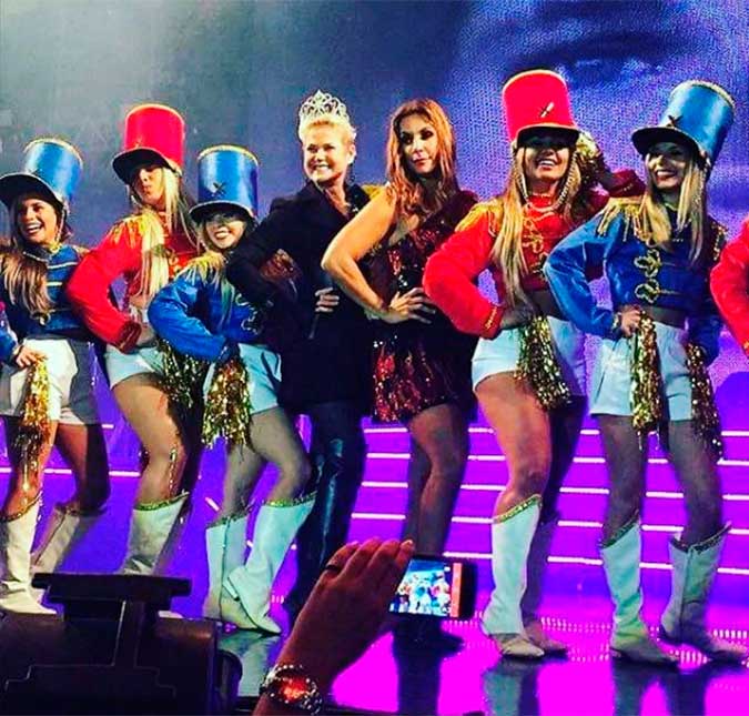 Xuxa relembra tempo de <I>rainha dos baixinhos</i> em <I>show</i> de Ivete Sangalo, veja!