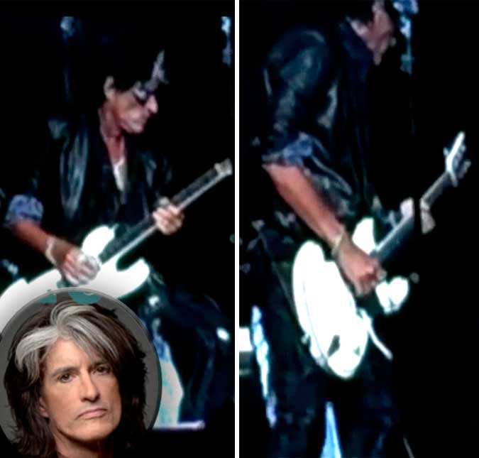 Joe Perry passa mal durante <i>show</i> da banda <i>Hollywood Vampires</i>