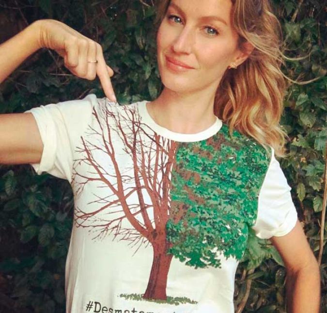 Gisele se envolveu com questões ambientais e de direitos humanos desde 2004, quando visitou pela primeira vez a tribo indígena Xingu, onde compreendeu a dificuldade que os indígenas no geral sofrem no Brasil. Desde então, ela se envolveu com projetos, incluindo o para limpar a água na cidade de origem da modelo, com o nome do Projeto Água Limpa. Ela foi reconhecida pela ONU para seus esforços e nomeada Embaixadora da Boa Vontade para o Meio Ambiente pelo PNUMA.