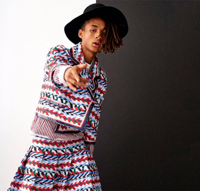 Jaden Smith revela o motivo pelo qual usa saias, confira!