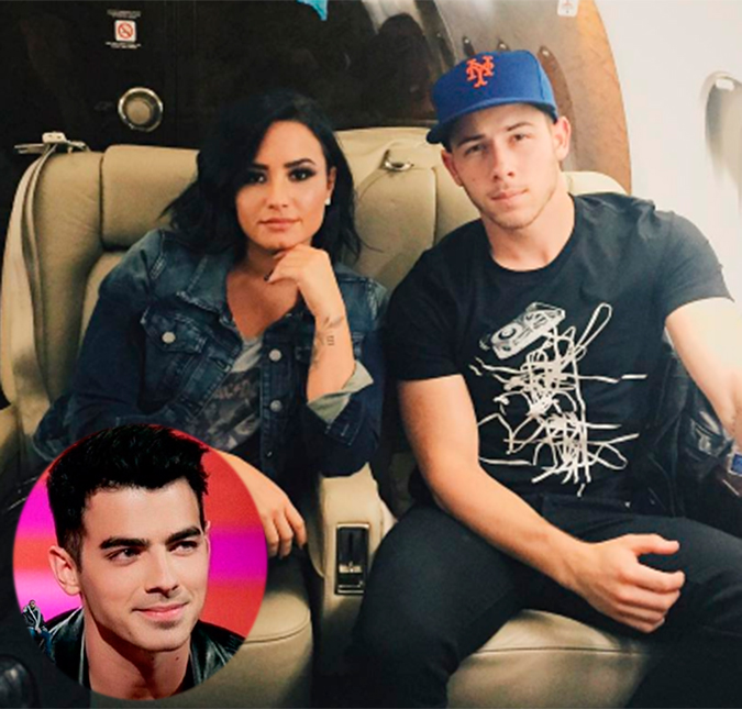 Joe Jonas abre o jogo sobre o que pensa da relação do irmão Nick Jonas com a ex, Demi Lovato, veja!
