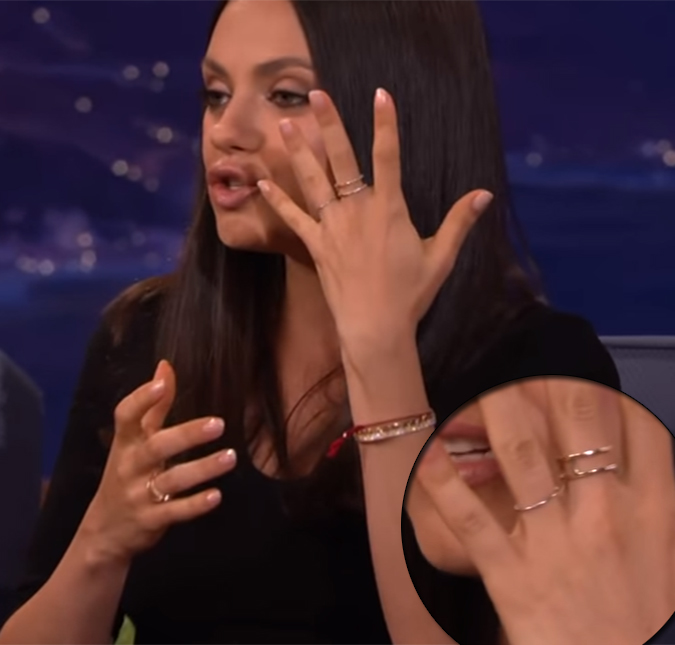 Mila Kunis revela que sua aliança de casamento é bem mais barata do que você imagina, entenda!