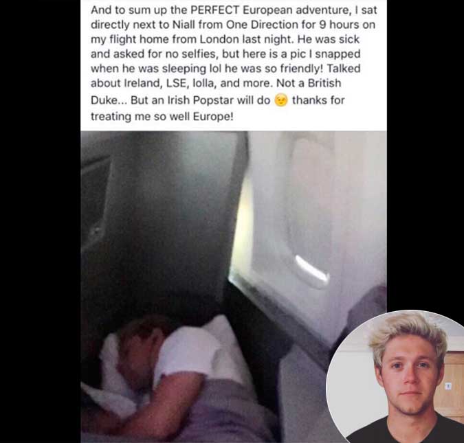 Niall Horan não gosta de atitude de fã e desabafa em redes sociais, veja!