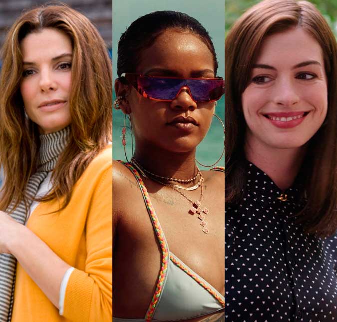 Sandra Bullock, Rihanna, Anne Hathaway e mais famosas formarão o elenco de <i>Ocean's Eight</i>, veja!