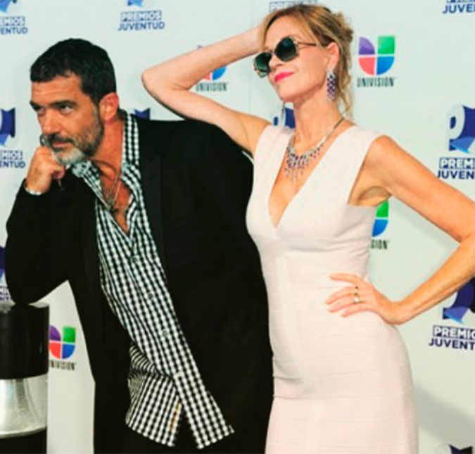 Ex-mulher de Antonio Banderas, Melanie Griffith deseja um feliz aniversário ao ator e entrega: <I>- Sempre irei te amar</I>