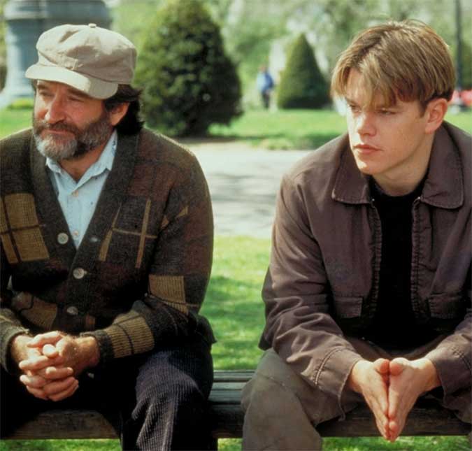 Matt Damon relembra com carinho das filmagens de <i>Gênio Indomável</i> com Robin Williams