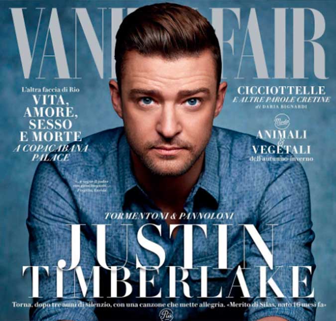 Eterno <I>crush</I>! Justin Timberlake mostra toda a sensualidade em capa de revista