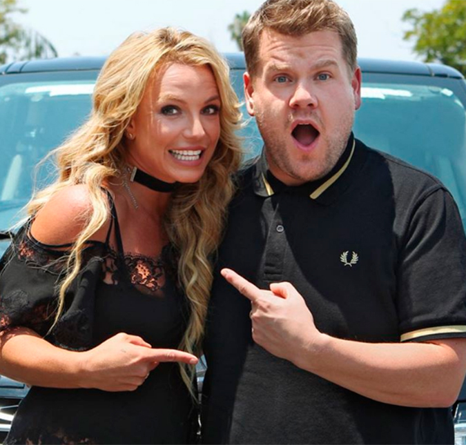 Britney Spears arrasa em <I>teaser</I> de sua participação no <I>Carpool Karaoke</I>, assista!