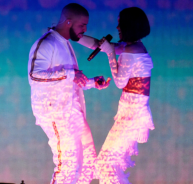 Drake usa <I>outdoor</i> para parabenizar Rihanna, saiba mais!