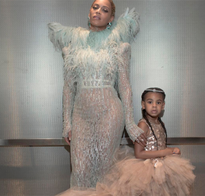 Filha de Beyoncé, Blue Ivy usou um vestido de 36 mil reais para ir ao <I>VMA</I>, diz <I>site</I>
