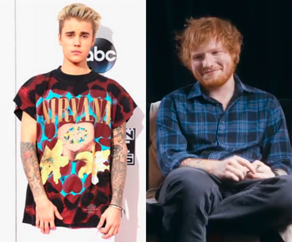 Justin Bieber dá conselho a Ed Sheeran: <I>Espero que não destrua sua carreira fazendo algo estúpido</i>