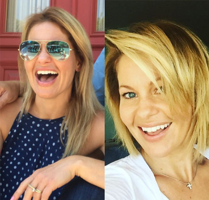 Candace Cameron Bure, atriz de <i>Três É Demais</i>, adota novo visual, compare aqui!