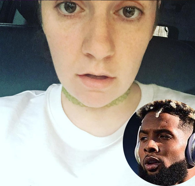 Lena Dunham se desculpa após dizer que foi ignorada por jogador de futebol americano, entenda!