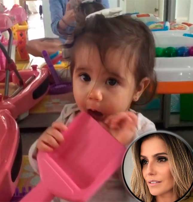 Deborah Secco posta vídeo pedindo para a filha falar <i>mamãe</i> e desabafa: <i>- Só papai!</i>