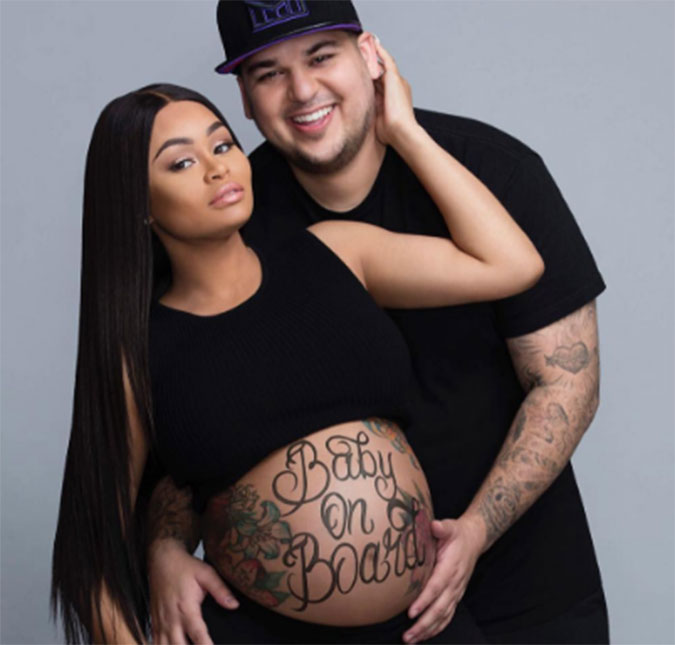 Rob Kardashian e Blac Chyna anunciam sexo do bebê em estreia de <i>reality</i>, saiba mais!