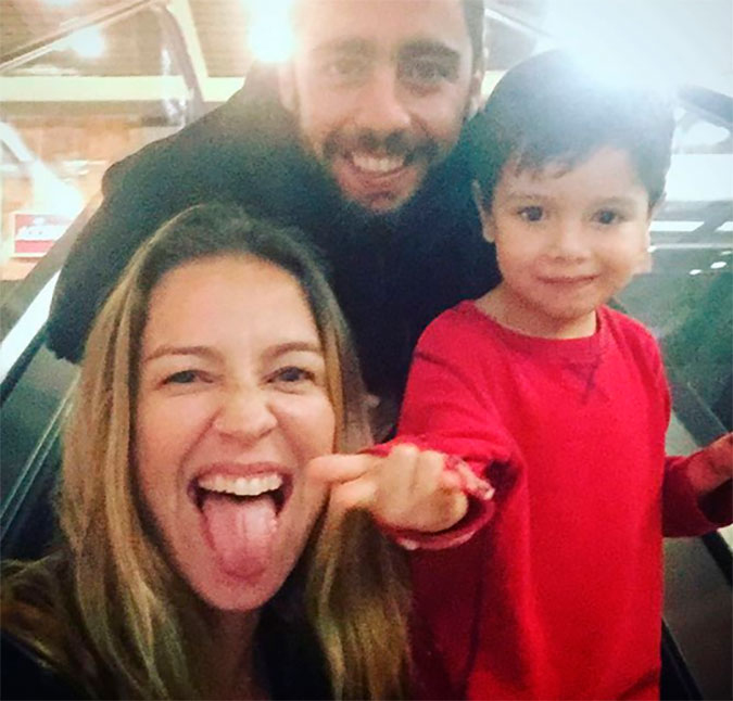Luana Piovani compartilha vídeo fofo do ex-marido mostrando filho passando batom