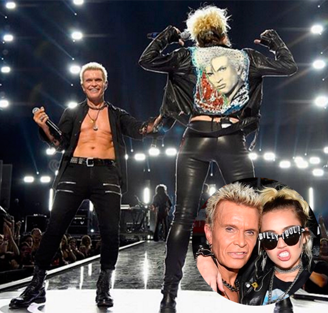 Miley Cyrus se apresenta com Billy Idol em festival de música, vem ver!