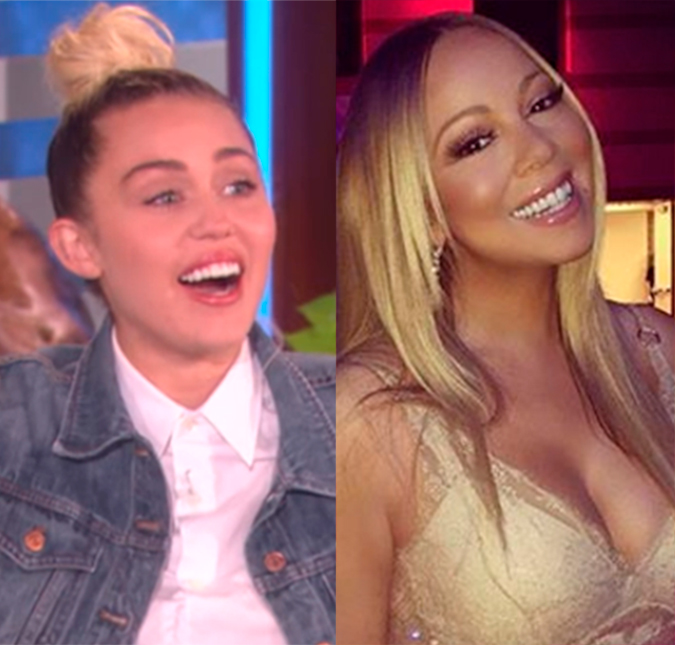 Miley Cyrus fala sobre Mariah Carey e assume: - <I>Nunca fui fã, porque é tudo muito sobre Mariah</i>