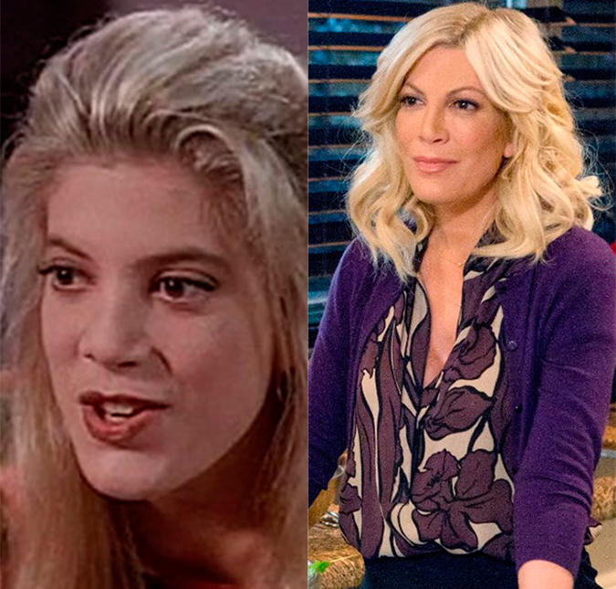 Encrencada! Tori Spelling estaria devendo mais de 125 mil reais em dívidas de cartão de crédito