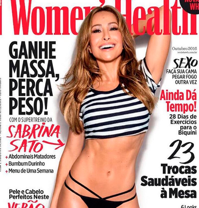 Sabrina Sato surpreende ao aparecer com barriguinha chapada para ensaio de revista, assista!