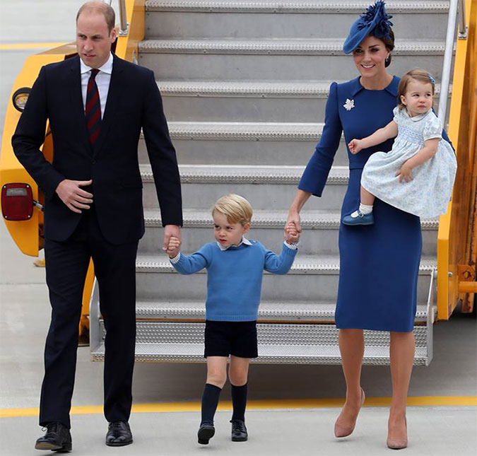Príncipe George e princesa Charlotte estão sentindo o efeito de sua viagem pelo Canadá