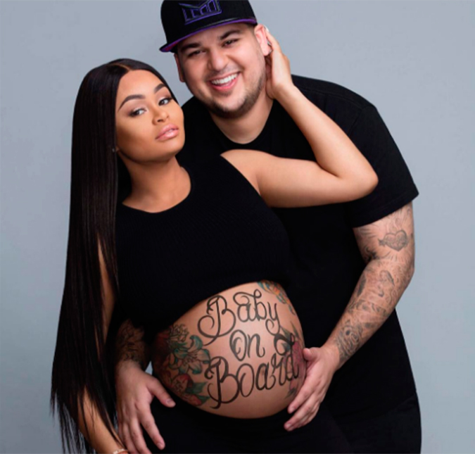 Blac Chyna e Rob Kardashian farão teste de paternidade, entenda!