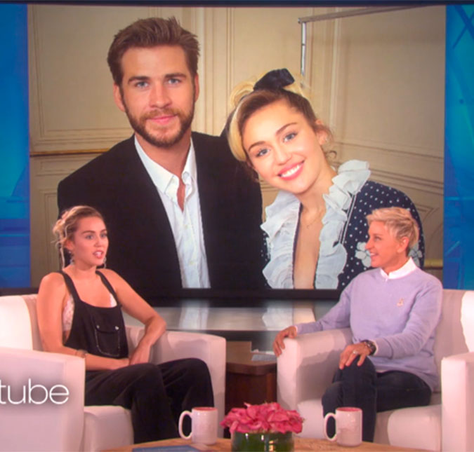 Miley Cyrus fala sobre anel de noivado que ganhou de Liam Hemsworth: - <i>Não faz meu estilo</i>