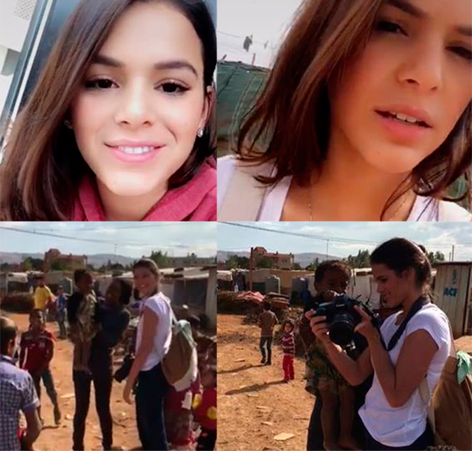 Bruna Marquezine mostra visita em campo de refugiados no Líbano