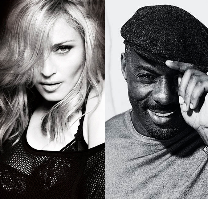 Madonna e ator Idris Elba estariam namorando, diz <i>site</i>