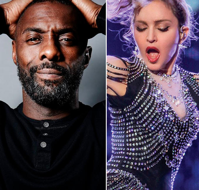 Após serem vistos juntos, Idris Elba nega que esteja namorando Madonna
