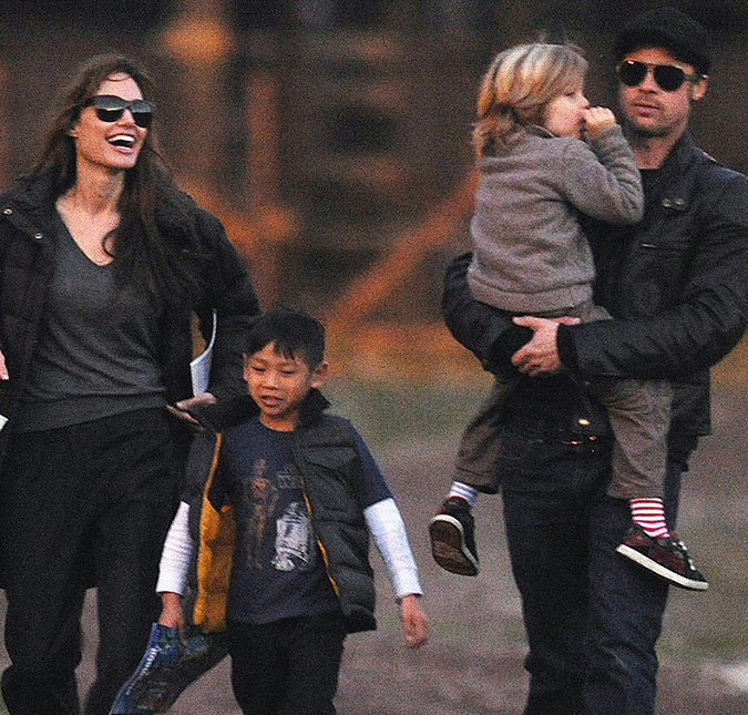 Pax e Shiloh pediram para morar com Brad Pitt, ao invés de Angelina Jolie