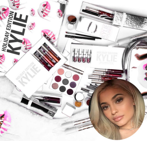 Kylie Jenner cria coleção de <i>make</i> para o Natal, vem ver!