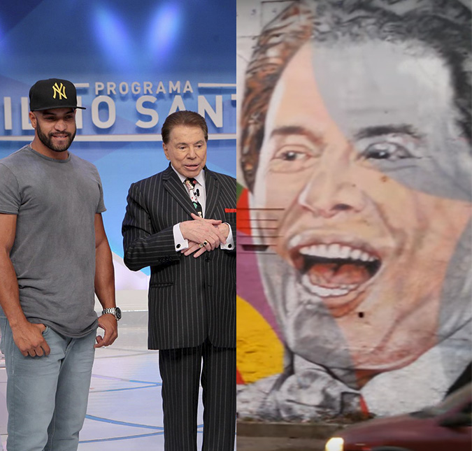 Silvio Santos paga dois mil reais a grafiteiros que fizeram homenagem a ele!