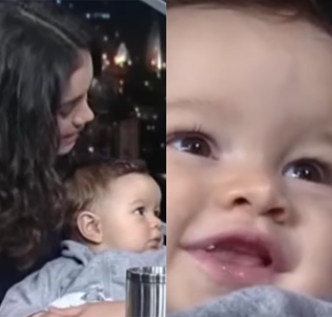 Sophie Charlotte é entrevistada por Jô Soares, mas quem rouba a cena é Otto, seu filho. Assista ao vídeo!