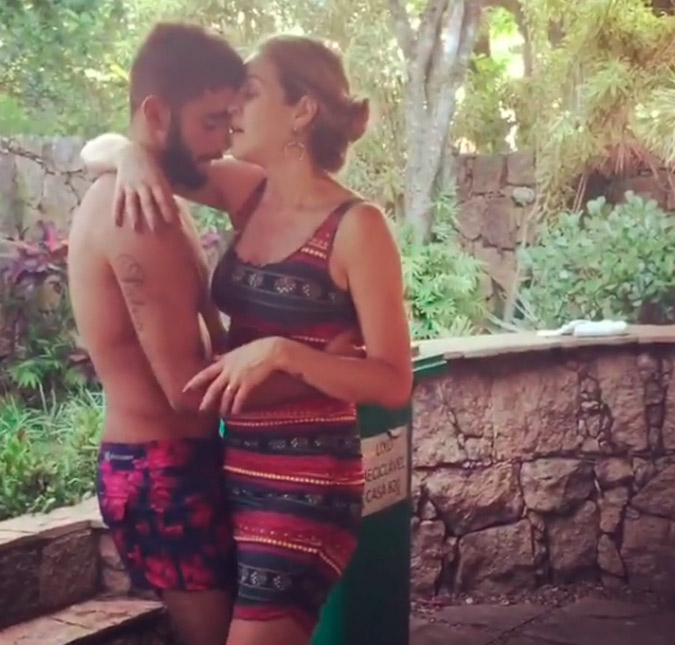 Pedro Scooby e Luana Piovani dançam coladinhos e se beijam em vídeo, assista!