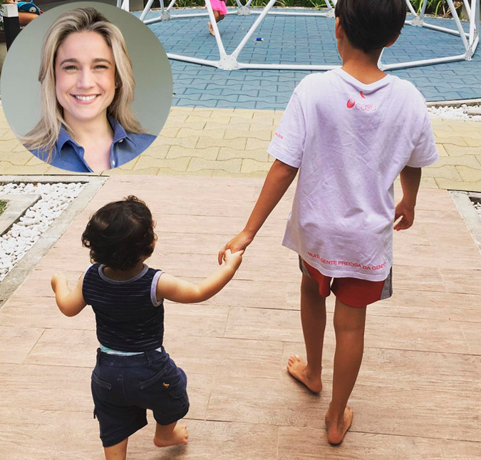 Fernanda Gentil posta foto dos filhos e faz reflexão emocionante, confira!