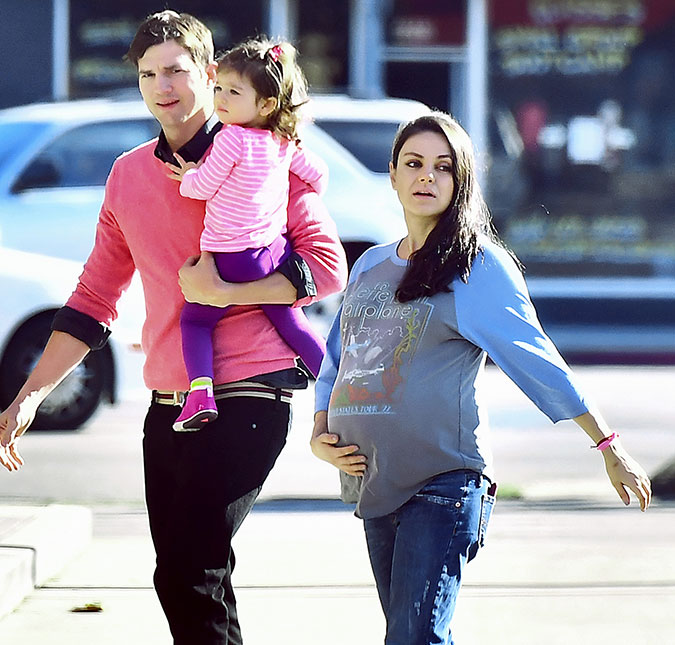 Mila Kunis dá à luz segundo filho com Ashton Kutcher