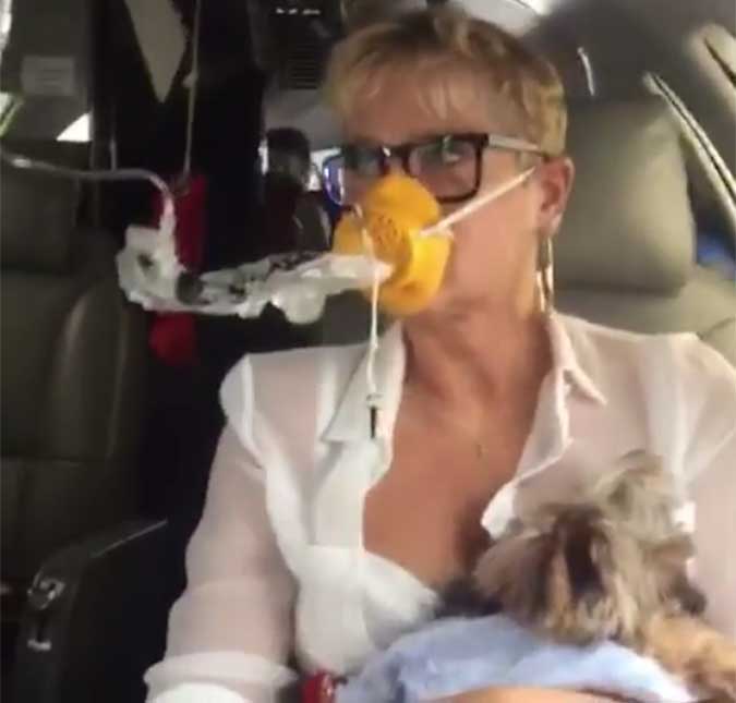 Xuxa passa por susto em voo após avião ser atingido por raio, veja o vídeo!