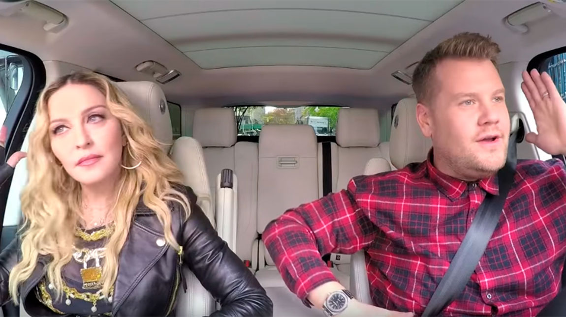 Madonna arrasa no <i>twerk</i> na prévia de <i>Carpool Karaoke</i>, vem ver!