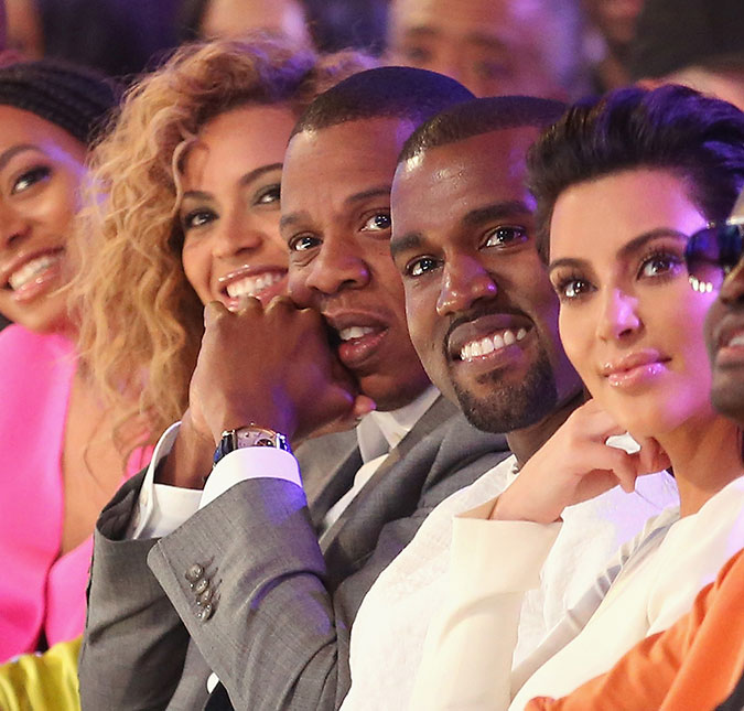 Kanye West e Kim Kardashian não são convidados para festa de Jay-Z, diz jornal