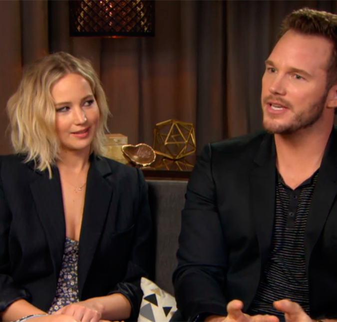 Jennifer Lawrence e Chris Pratt brincam que assaltariam uma loja juntos,  entenda! - Estrelando