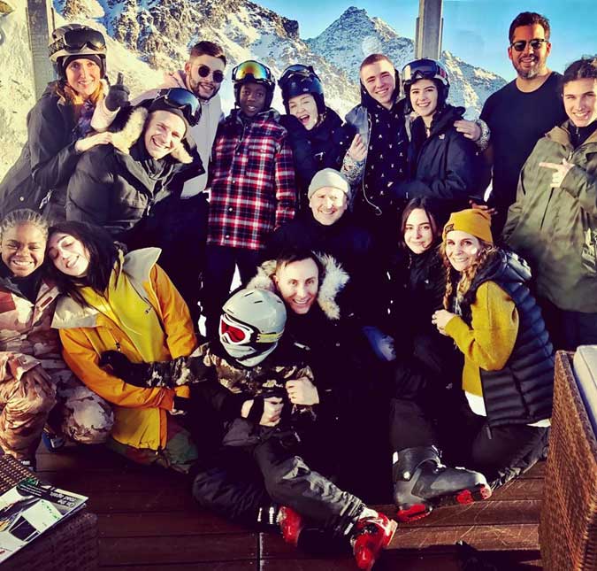 Férias radicais! Madonna passa fim de ano esquiando com a família
