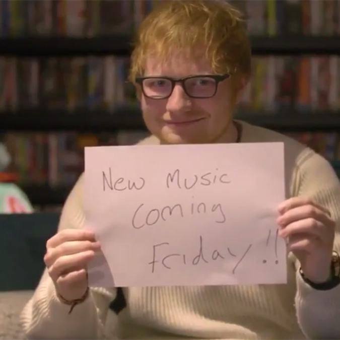 Ed Sheeran anuncia que lançará nova música esta semana, saiba mais!