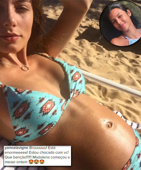 Yanna Lavigne conta novidade sobre a sua gravidez para Bruna Hamú