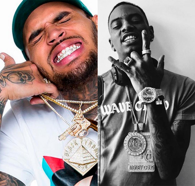 Chris Brown e Soulja Boy trocam insultos nas redes sociais e briga termina em ringue de boxe, entenda!