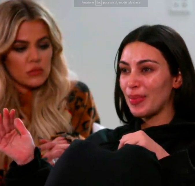 Kim Kardashian fala pela primeira vez sobre roubo em Paris, em <i>teaser</i> de <i>Keeping Up With the Kardashians</i>, assista!