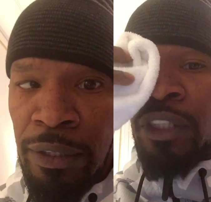 Jamie Foxx se envolve em briga em restaurante e faz vídeo brincando sobre a situação